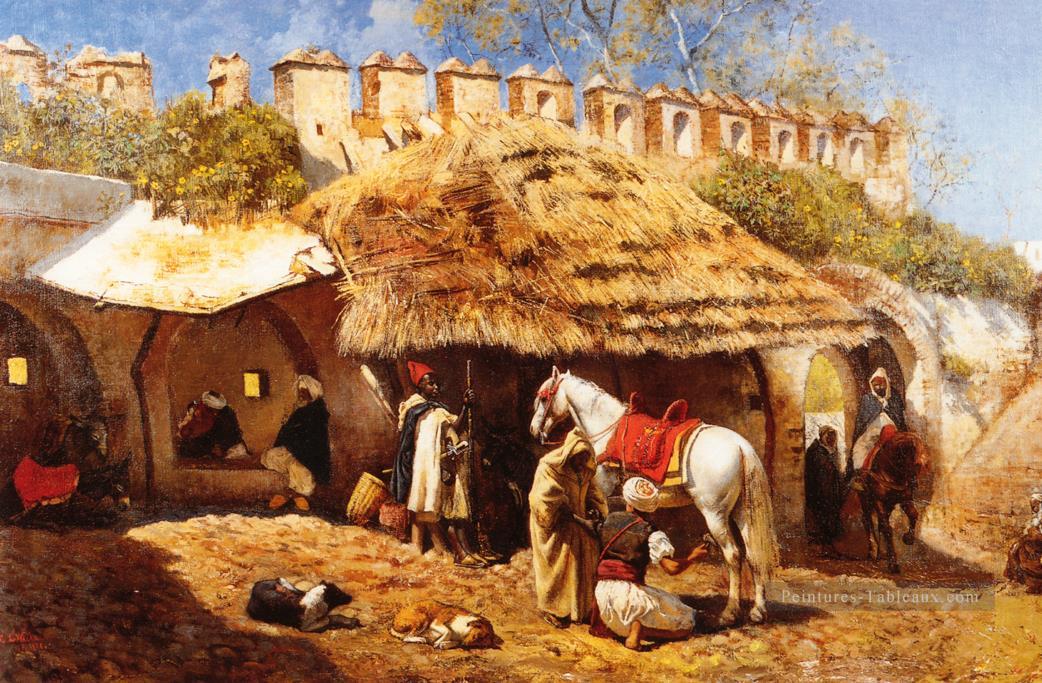 Atelier de forgeron à Tanger Persique Egyptien Indien Edwin Lord Weeks Peintures à l'huile